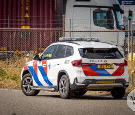 Foto: MK Mediaproducties Persoon bekneld bij trailer, Mobiel Medisch Team ter plaatse | Luxemburgweg Europoort (2)