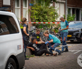 Persoon neergestoken bij ruzie tussen twee groepen, verdachte aangehouden | Flakkeesestraat Rotterdam (4)