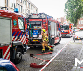 Grote brand in appartementencomplex, bewoner kan niet terugkeren | Bevelandsestraat Rotterdam (5)