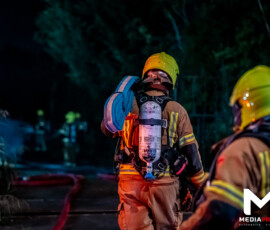 Grote brand in vrijstaande woning, brandstichting niet uitgesloten | 's-Gravenweg Rotterdam (8)