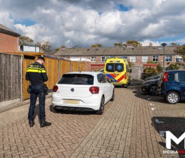 Aanrijding na onenigheid relationele sfeer, bestuurder reed weg | Paprikadonk Spijkenisse (3)
