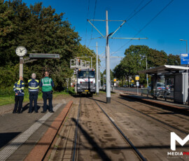 Aanrijding fatbike en RET-werkvoertuig bij werkzaamheden | Reyerdijk Rotterdam (3)
